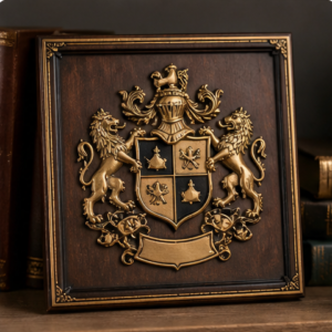 Family Crest Display Plaque