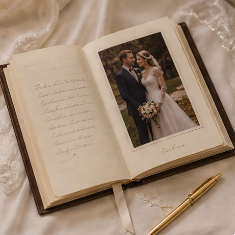 Wedding Vow Keepsake Book